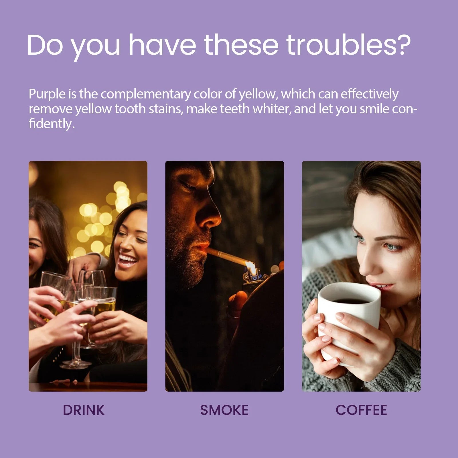 Purple Color Correcting Toothpaste – Stain Neutralizing