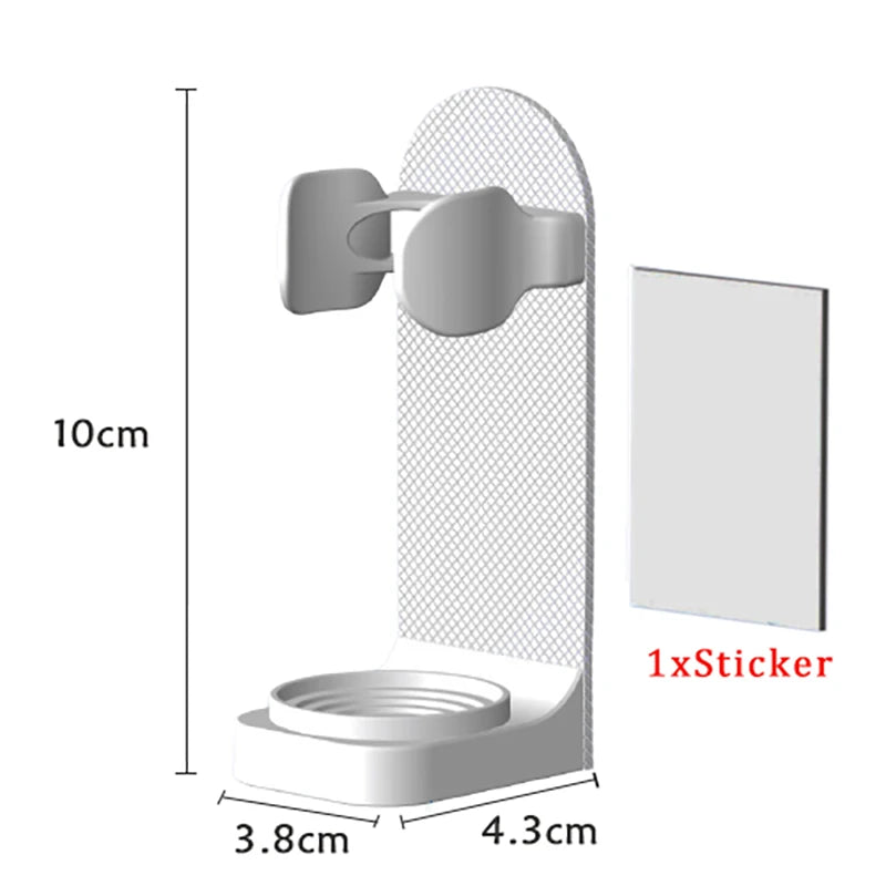 Electric Toothbrush Holder Wall Mount Toothbrush Stand Rack Wall Holder Space Saving Tooth Brush Holder For Bathroom Accessories