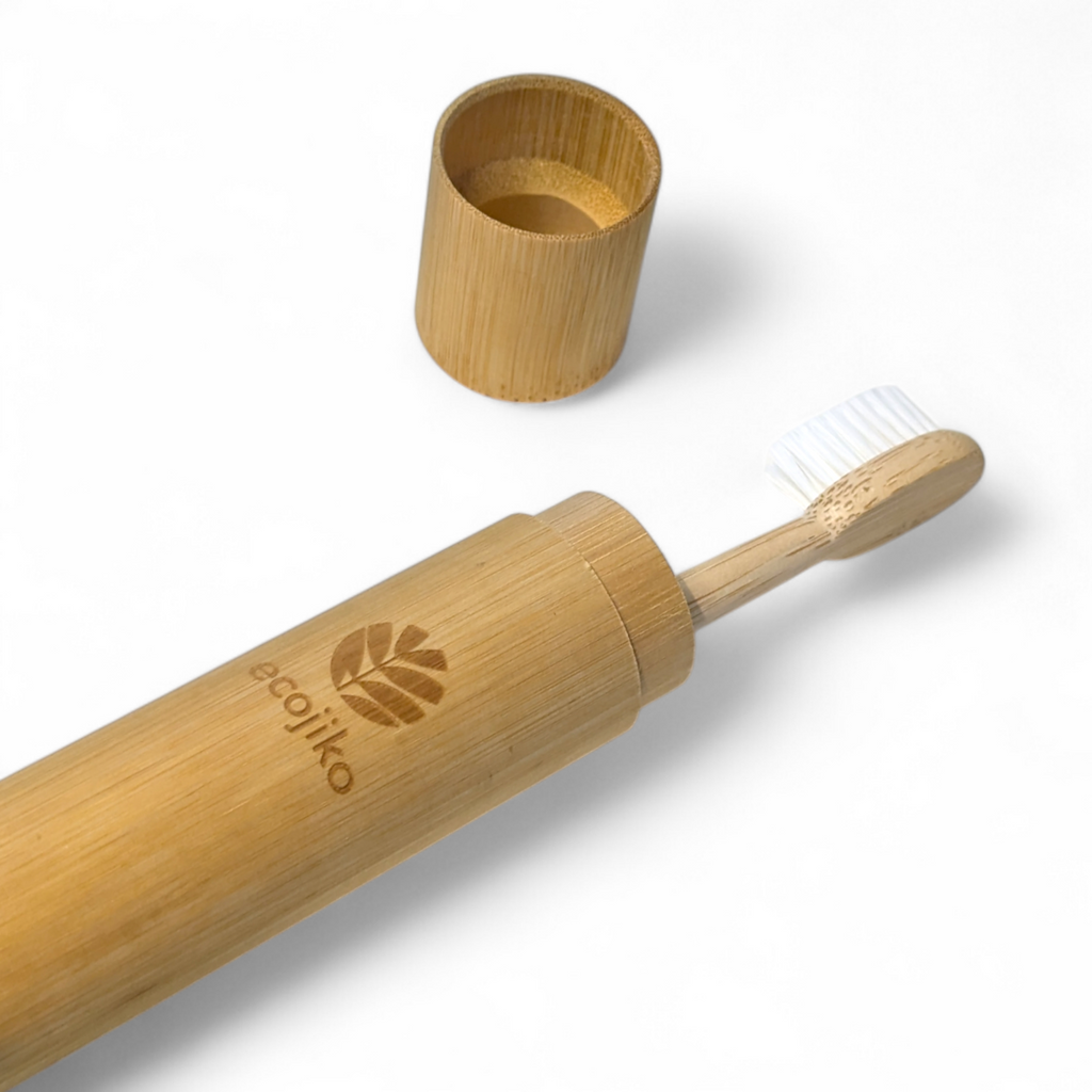Bamboo Toothbrush Holder | Adult Bamboo Toothbrush Case-1